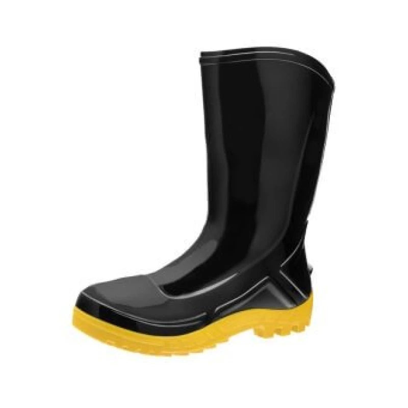Bota de PVC Cano Médio 25cm Preta Vulcaflex