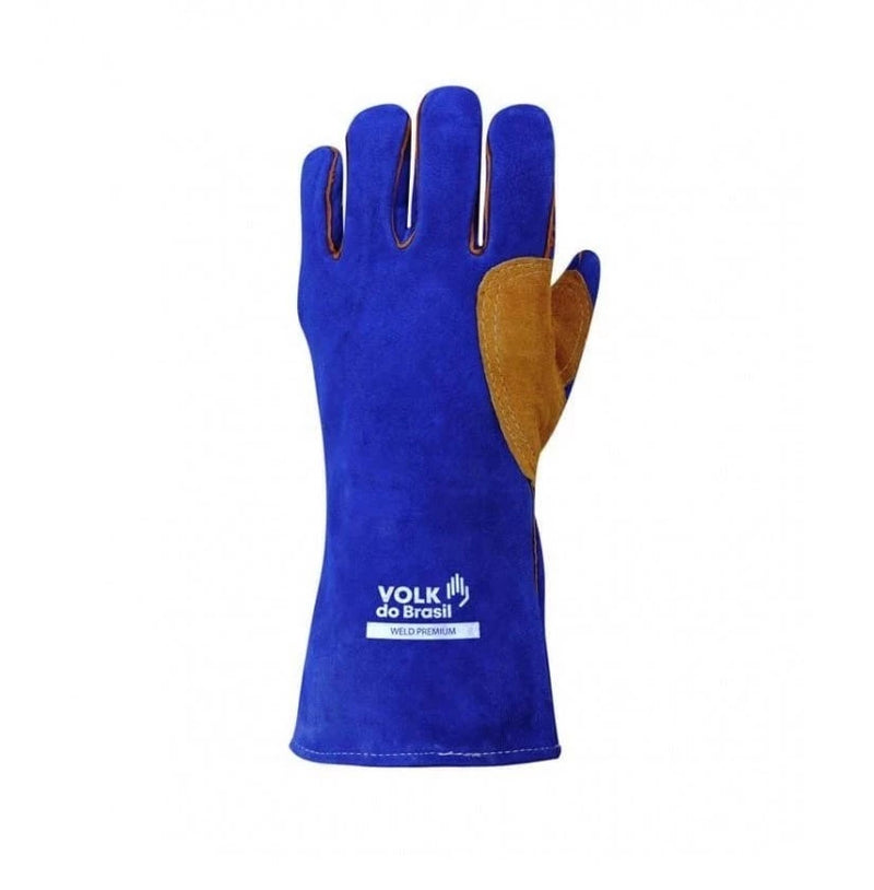Luva de Raspa Alta Temperatura Weld Premium