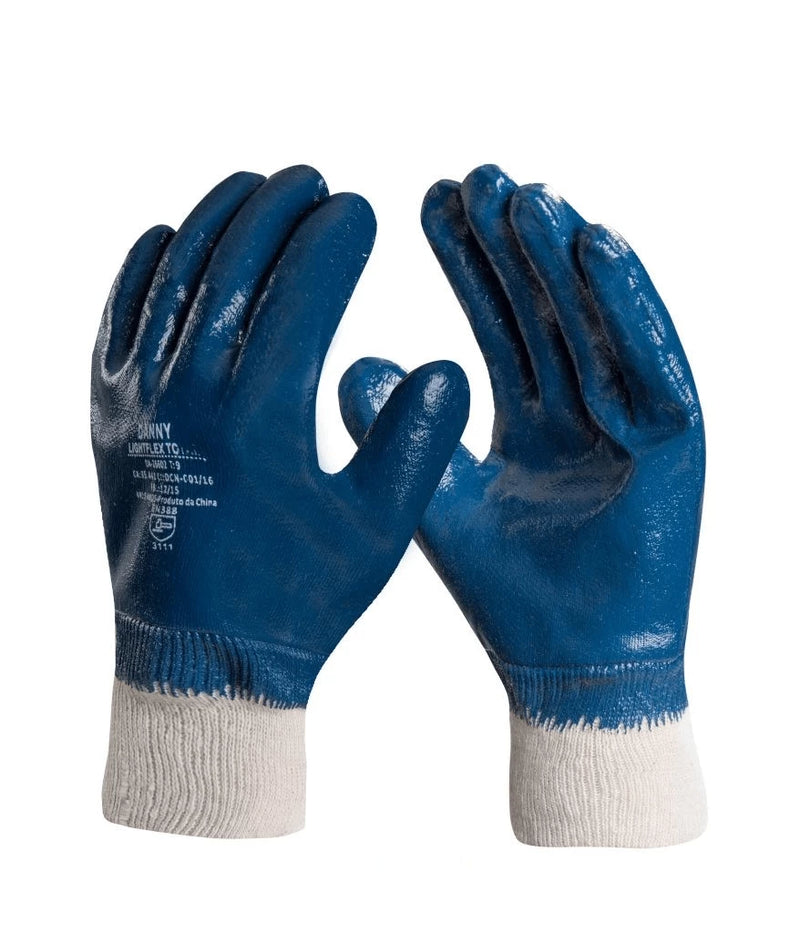 Luvas Nitrílicas Com Punho de Malha Lightflex