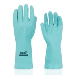 Luva Nitrílica Verde Nitrogreen Super Safety